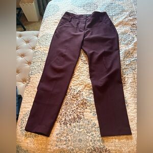 NY&Co 7th Avenue Ankle Pant Burgundy